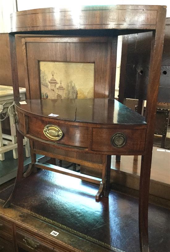 Corner washstand & fire screen(-)